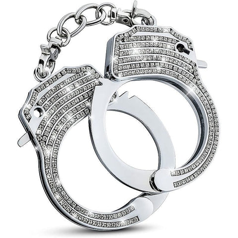 Temptasia Bling Cuffs - Luxurious Stainless Steel Restraints - Collars and Leads