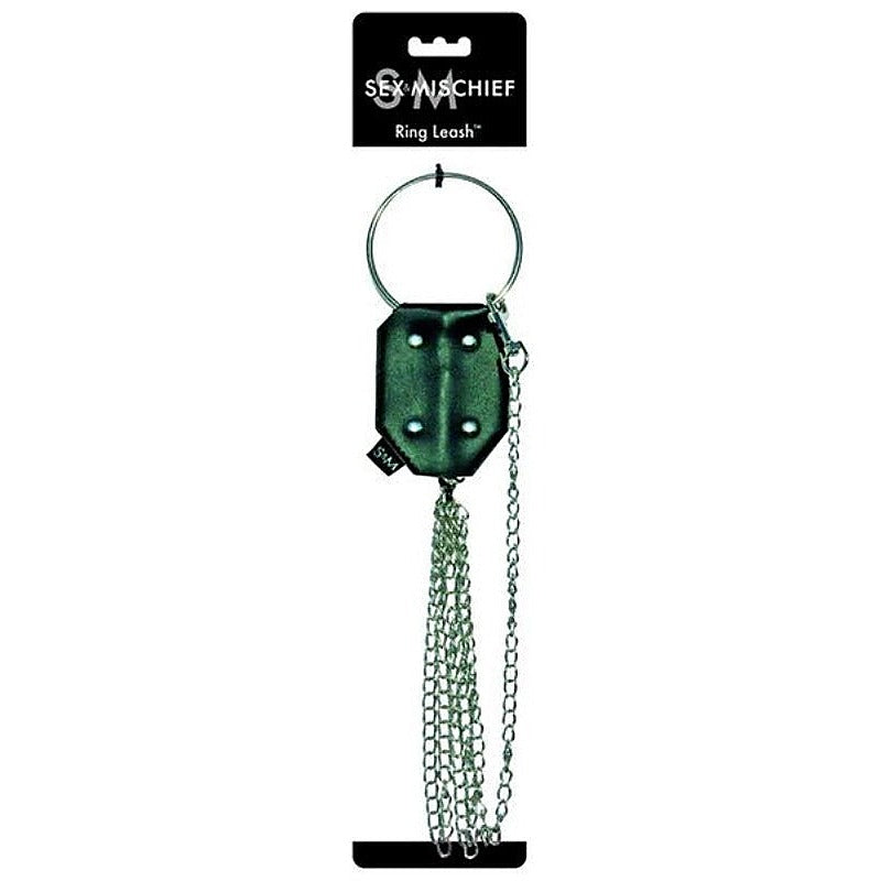 Sex And Mischief Ring Leash By Sportsheets - Collars and Leads