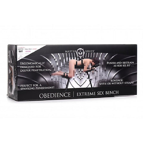 Obedience Extreme Sex Bench with Restraint Straps