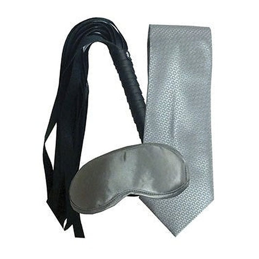 Sex & Mischief The Grey Collection Tie Me Up Kit - Cuffs and Restraints