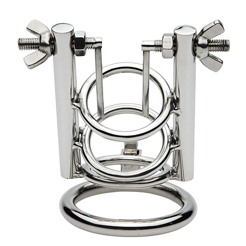 Stainless Steel Urethral Spreader CBT Chastity Cage - Male Chastity