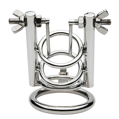 Stainless Steel Urethral Spreader CBT Chastity Cage - Male Chastity