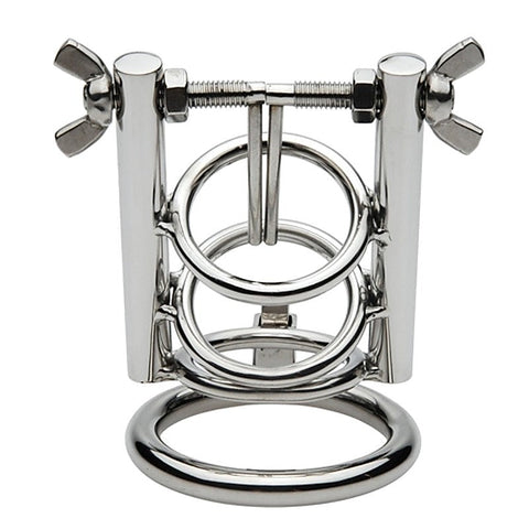 Stainless Steel Urethral Spreader CBT Chastity Cage - Male Chastity