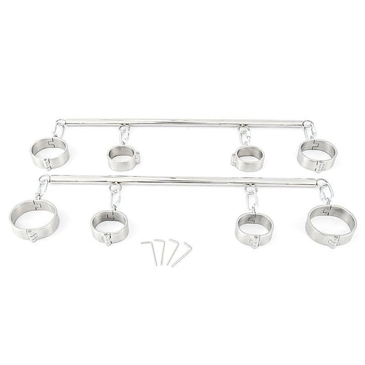 Unisex Heavy Duty Stainless Steel Wrist-Ankle Spreader - Spreaders and Hangers