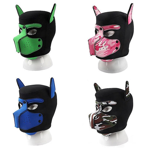 Camouflage Dog Bondage Hood by BDStyle - Bondage Hoods