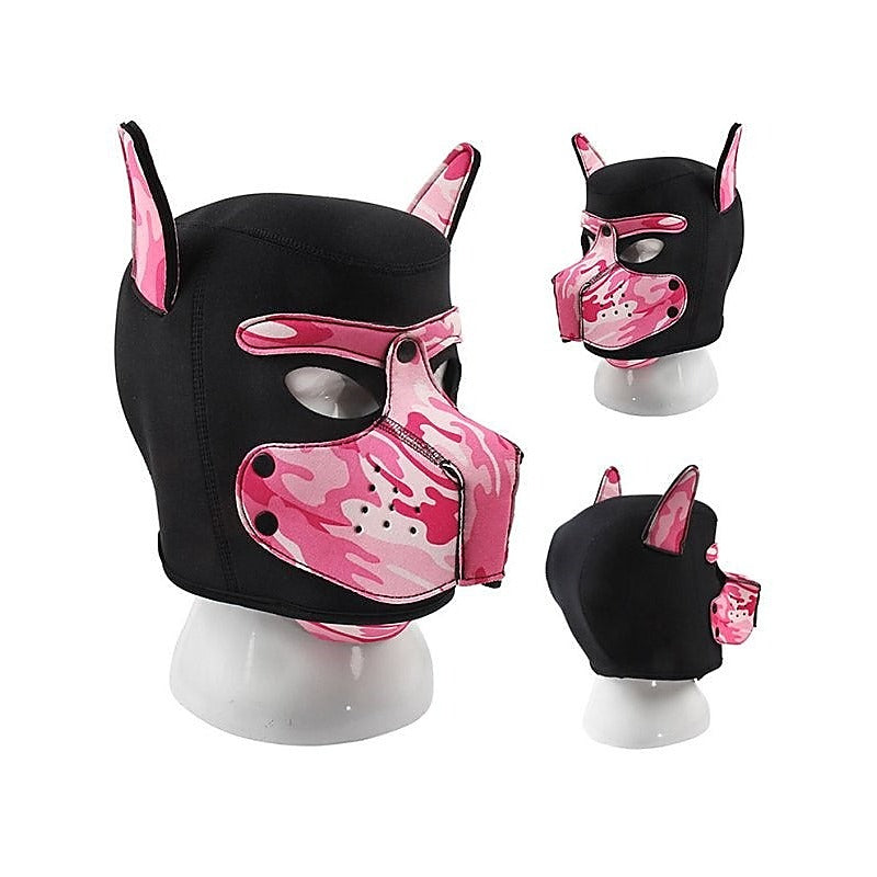 Camouflage Dog Bondage Hood by BDStyle - Bondage Hoods
