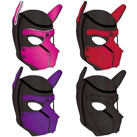 Camouflage Dog Bondage Hood by BDStyle - Bondage Hoods