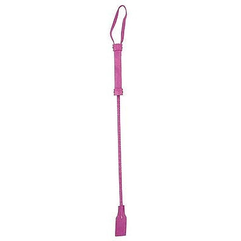 OUCH Cube Leather Crop Bondage Whip by Shots Toys - Whips And Crops