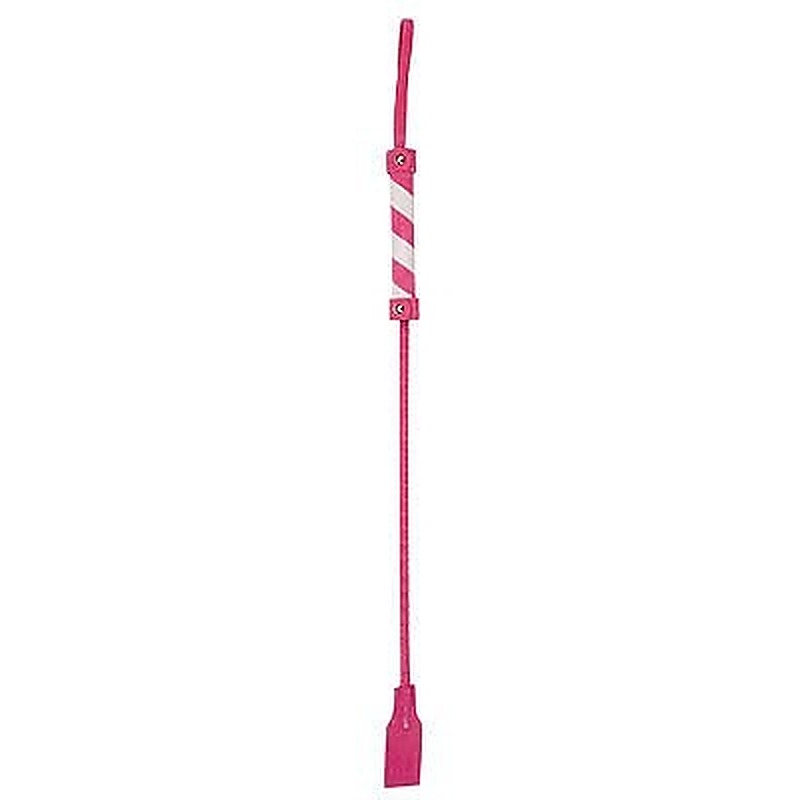 OUCH Cube Leather Crop Bondage Whip by Shots Toys - Whips And Crops