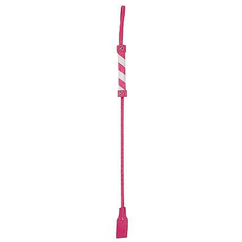OUCH Cube Leather Crop Bondage Whip by Shots Toys - Whips And Crops