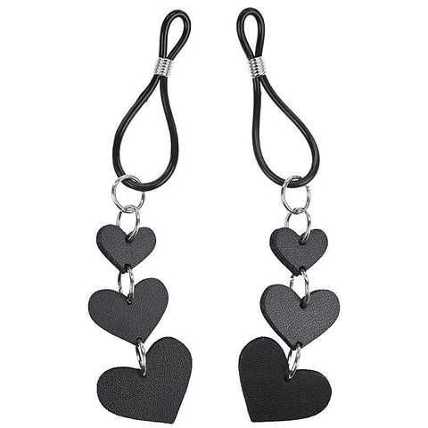 S&M Heart Nipple Ties by Sportsheets - Nipple and Clit Clamps