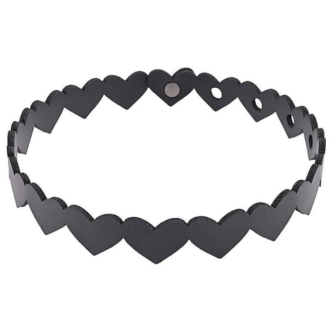 S&M Heart Day Bondage Collar by Sportsheets - Collars and Leads