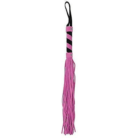 BDSM OUCH Leather Bondage Whip by Shots Toys - Whips And Crops