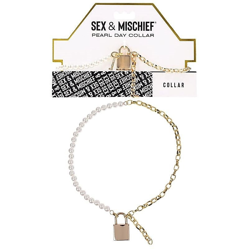 Elegant Pearl Day Collar - A Touch of Luxury in Everyday Wear - Collars and Leads