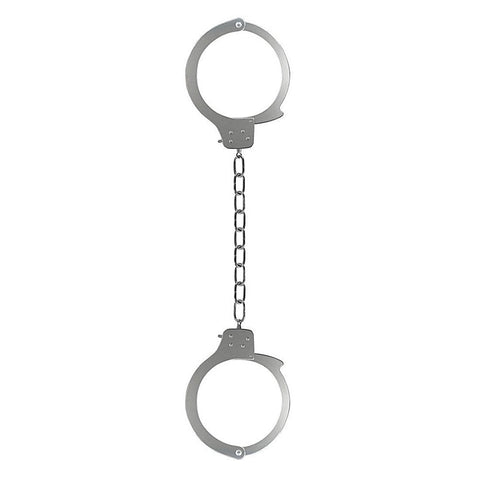 Ouch! Prison Legcuffs Metal By Shots Toys - Cuffs and Restraints