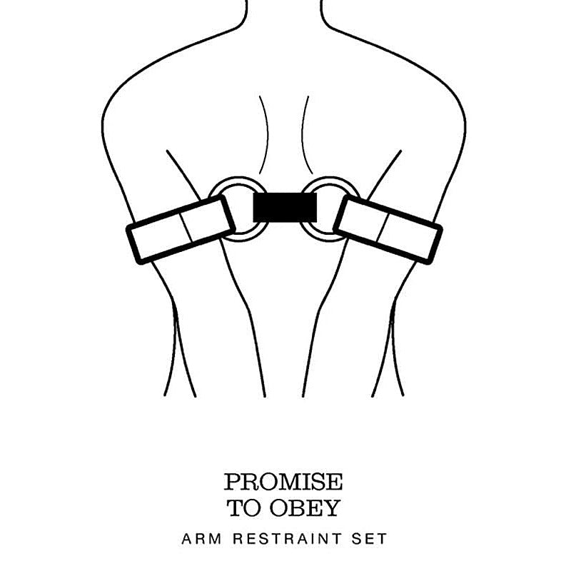 Promise To Obey Arm Restraints By Love Honey - Cuffs and Restraints