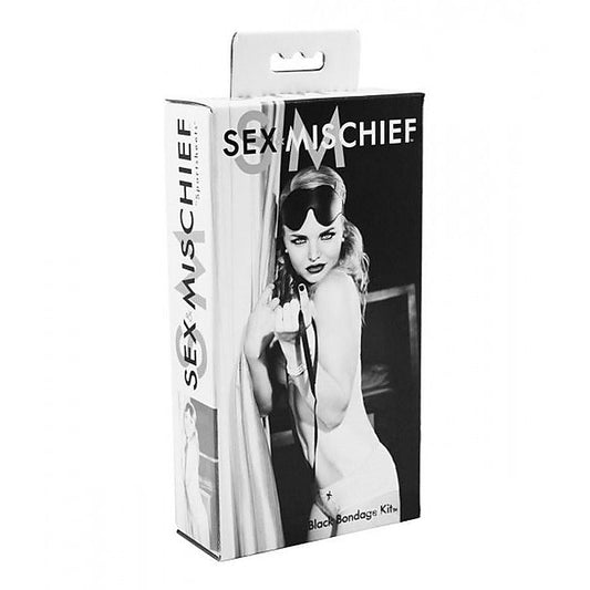 Sex & Mischief Bondage Kit Black By Sportsheets - Bondage Kits