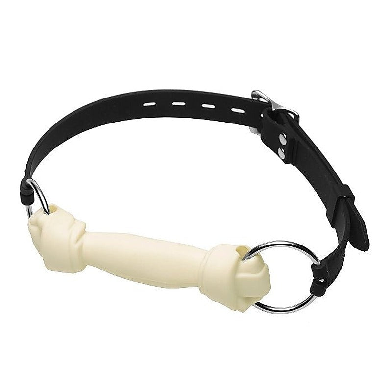 Silicone Bone Gag by XR Brands - Bondage Gags and Bits
