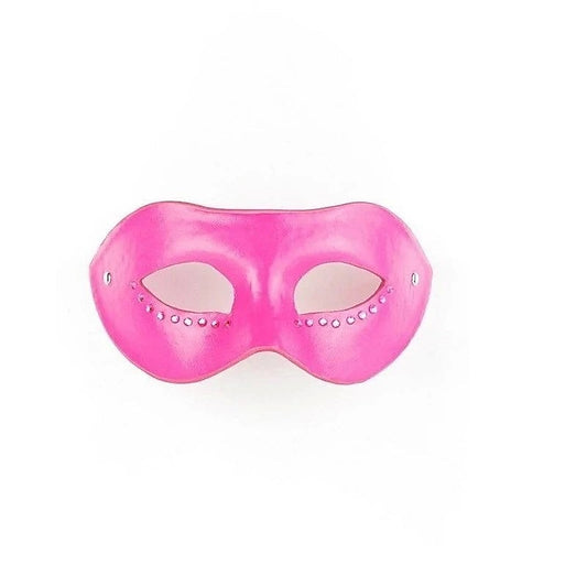 Luxurious Leather Diamond Mask By Shots Toys - Butt Plugs