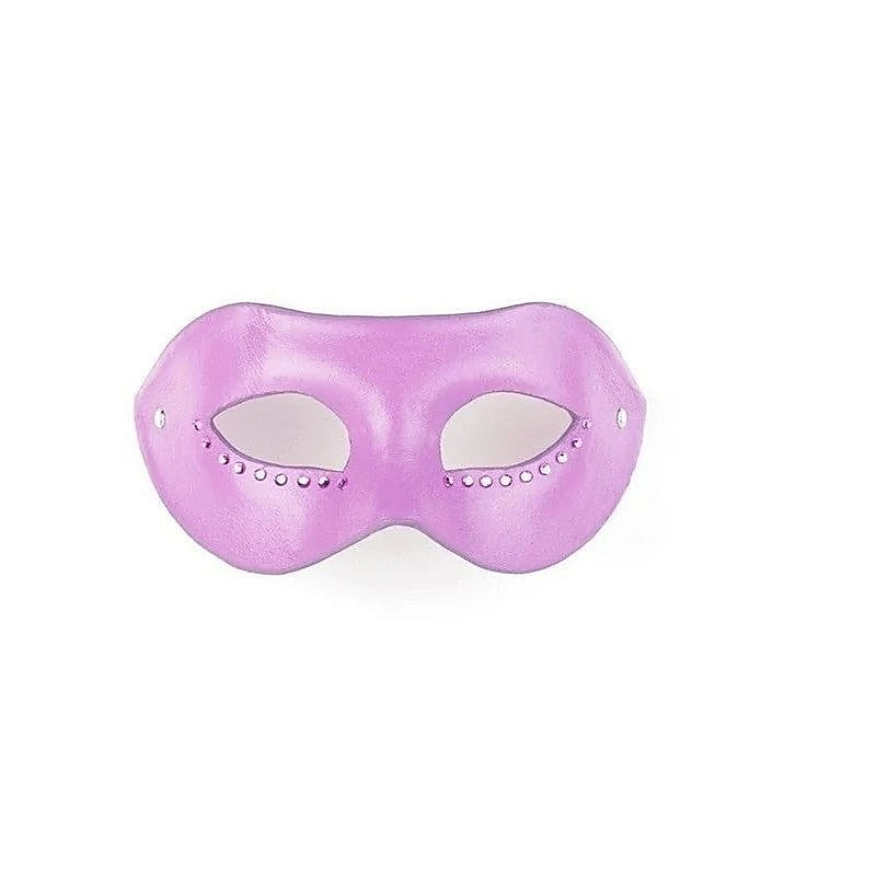 Luxurious Leather Diamond Mask By Shots Toys - Butt Plugs