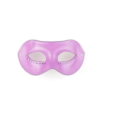 Luxurious Leather Diamond Mask By Shots Toys - Butt Plugs