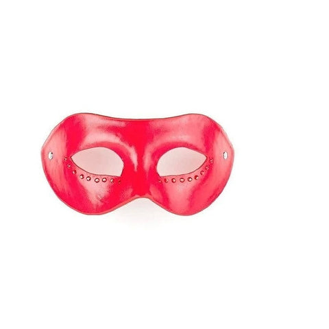 Luxurious Leather Diamond Mask By Shots Toys - Butt Plugs