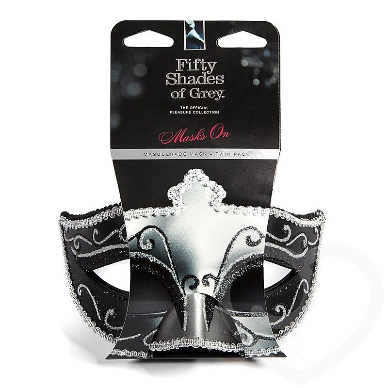 Masks On Masquerade Mask Twin Pack By Love Honey - Masks And Blindfolds