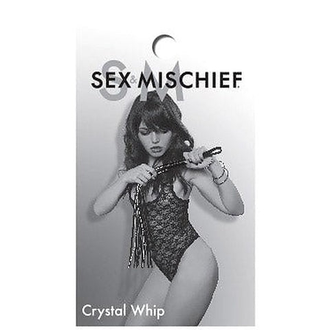 Sex & Mischief Crystal Impact Whip by Sportsheets - Whips And Crops