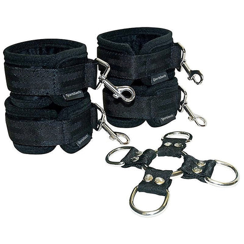 Hog Tie and Cuffs by Sportsheets - Cuffs and Restraints