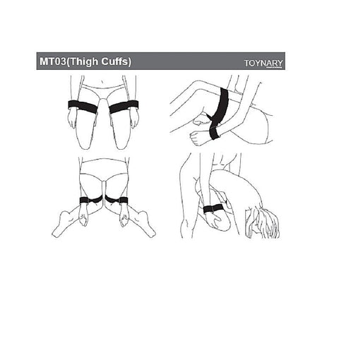 Toynary MT03 Thigh Cuffs - Cuffs and Restraints