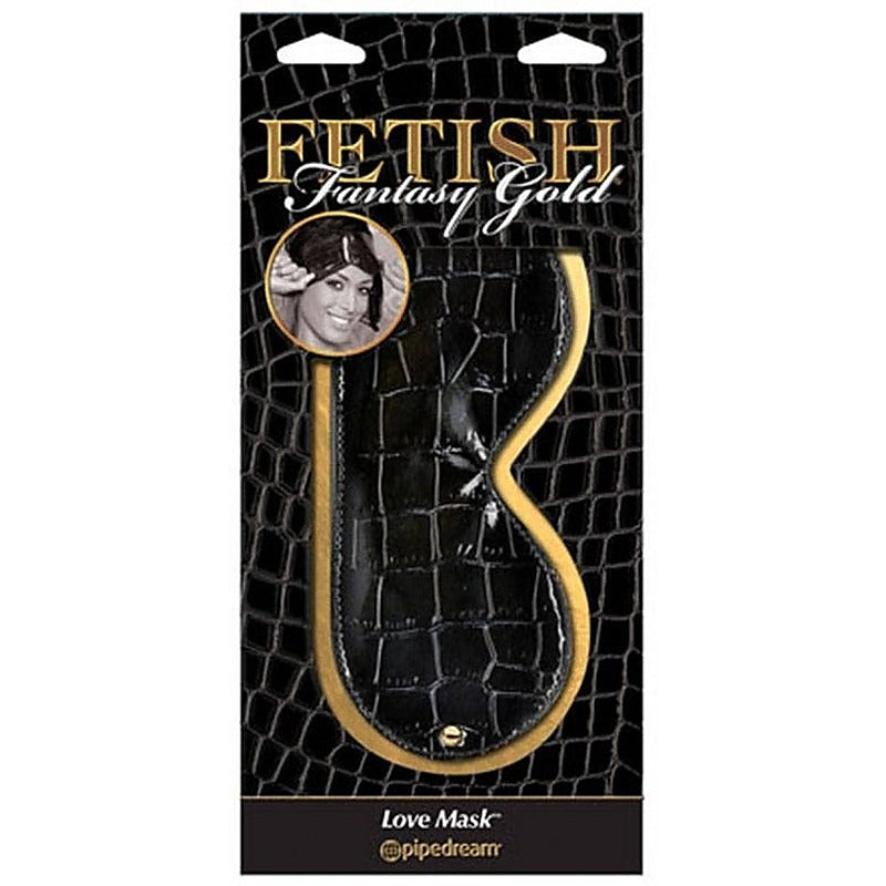Fetish Fantasy Gold BDSM Play Love Mask - Masks And Blindfolds