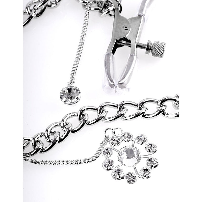 Crystal Nipple Clamps By Pipedream Products - Nipple and Clit Clamps