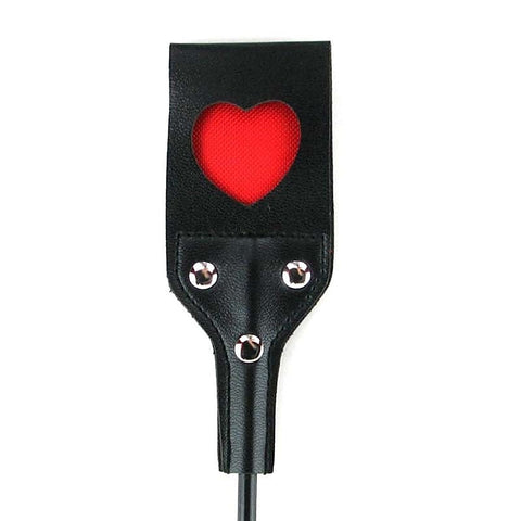 Impressions Heart BDSM Impact Crop by Sportsheets - Whips And Crops
