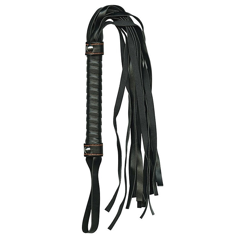 Orange-Stitched Whip Delight By Icon Brands - Whips And Crops