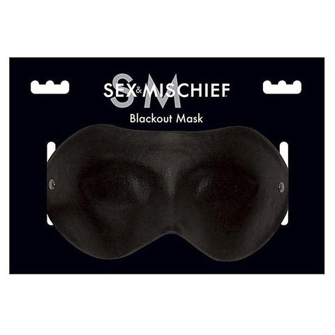 Sex & Mischief Blackout Mask by Sportsheets - Masks And Blindfolds