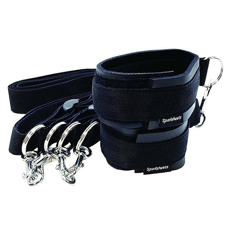Sports Cuffs & Tethers Kit by Sportsheets - Cuffs and Restraints