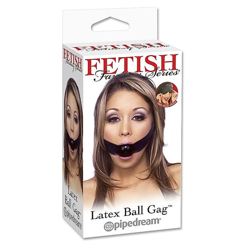 Fetish Fantasy BDSM Play Latex Ball Gag - Bondage Gags and Bits