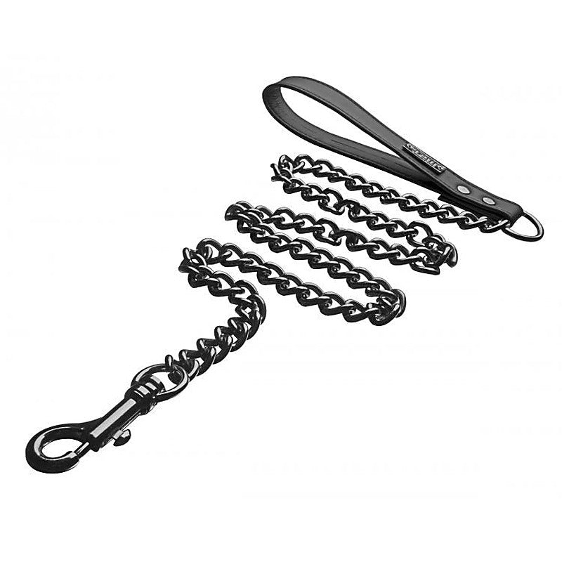 Tom of Finland Bondage Collar and Leash - Collars and Leads