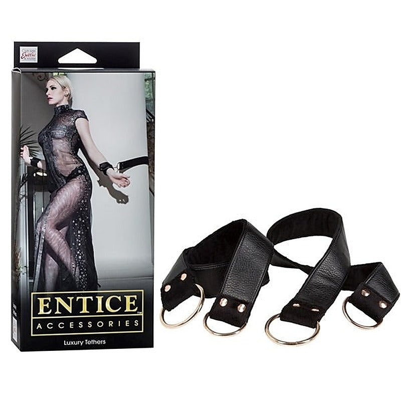 CalExotics Entice Luxury Tethers BDSM Restraints - Cuffs and Restraints