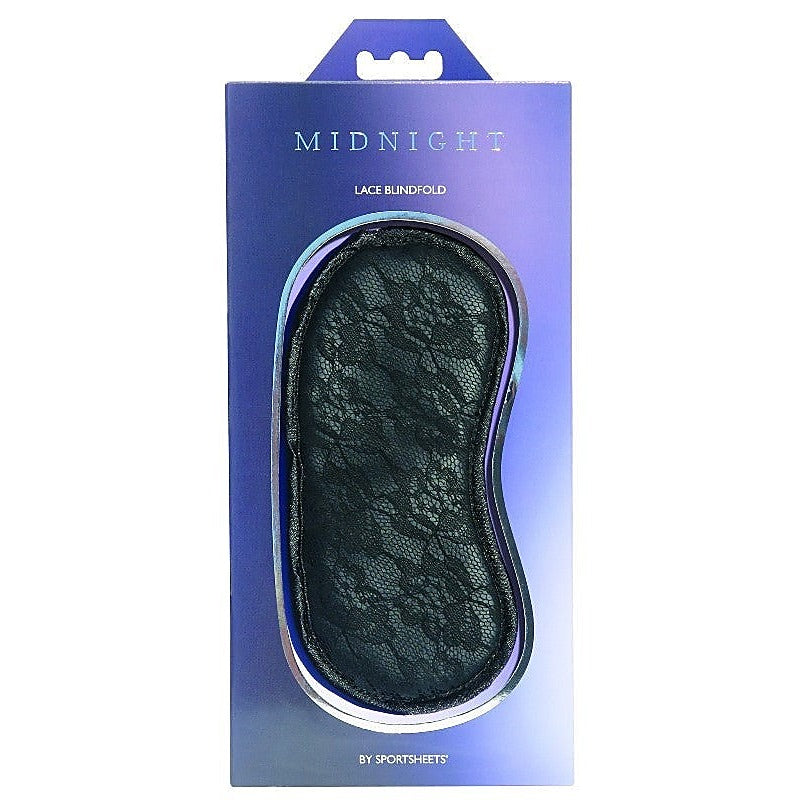 Midnight Lace Bondage Blindfold by Sportsheets - Masks And Blindfolds