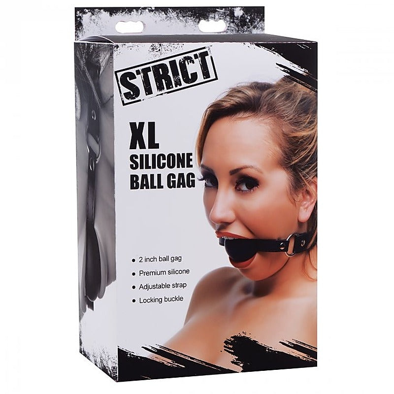 Strict Xl Silicone Gag Ball 2 Inch By Xr Brands - Bondage Gags and Bits