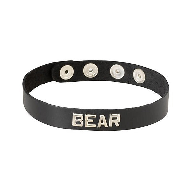 Wordband Collar Bear By Spartacus Enterprises - Fancy Dress Ups