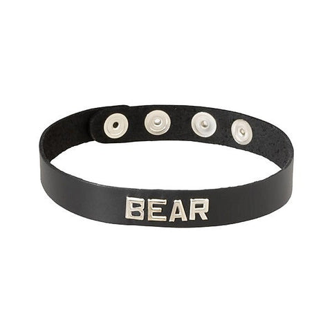 Wordband Collar Bear By Spartacus Enterprises - Fancy Dress Ups