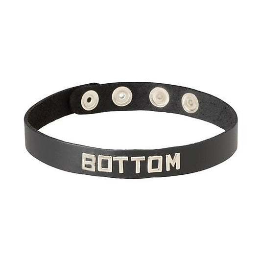 Spartacus Leather Collar - Customizable Nickel Plated Design - Fancy Dress Ups