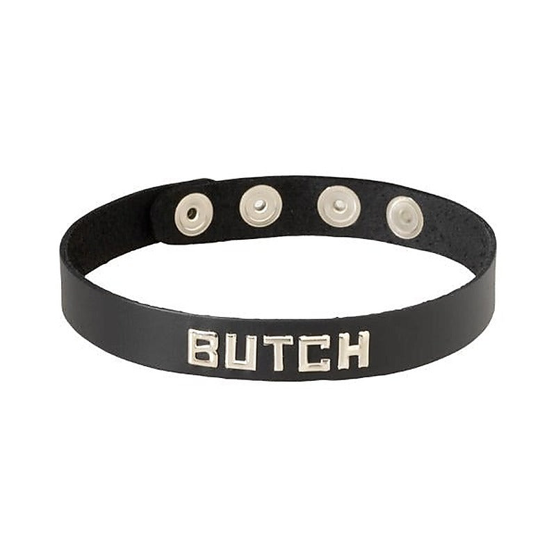 Wordband Collar Butch By Spartacus Enterprises - Fancy Dress Ups