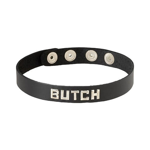 Wordband Collar Butch By Spartacus Enterprises - Fancy Dress Ups