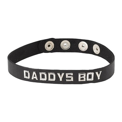 Wordband Collar DADDYS BOY - Collars and Leads