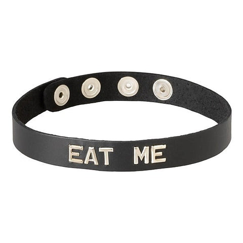 Wordband Collar - Eat Me By Spartacus Enterprises - Fancy Dress Ups