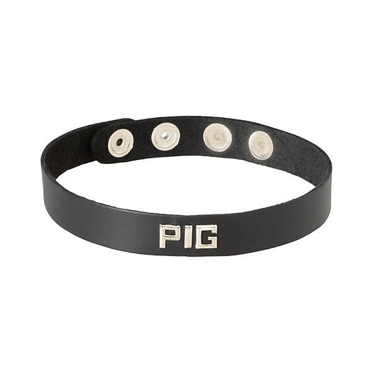 Wordband Collar - PIG - Fancy Dress Ups