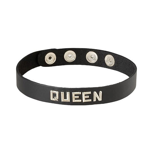 Wordband Collar - QUEEN - Collars and Leads